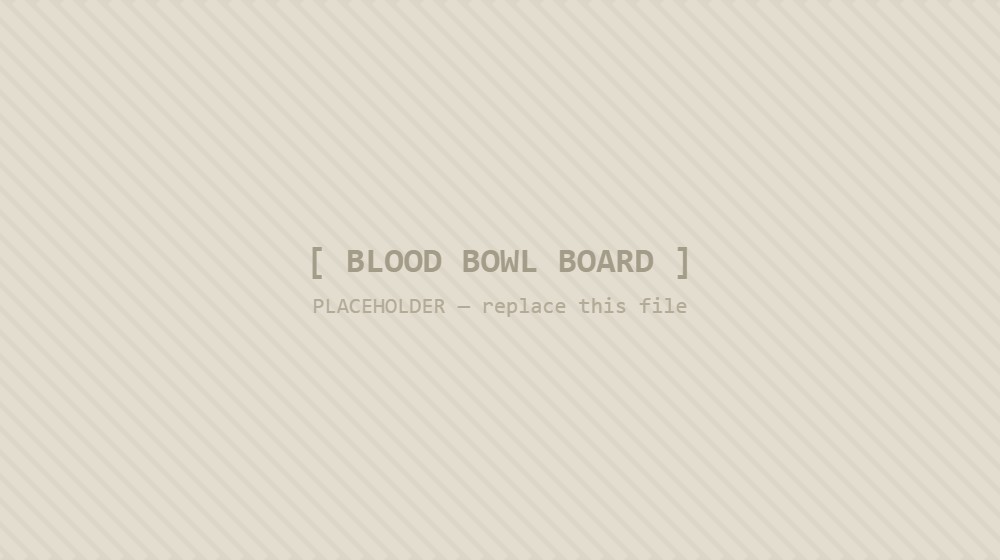 Blood Bowl board