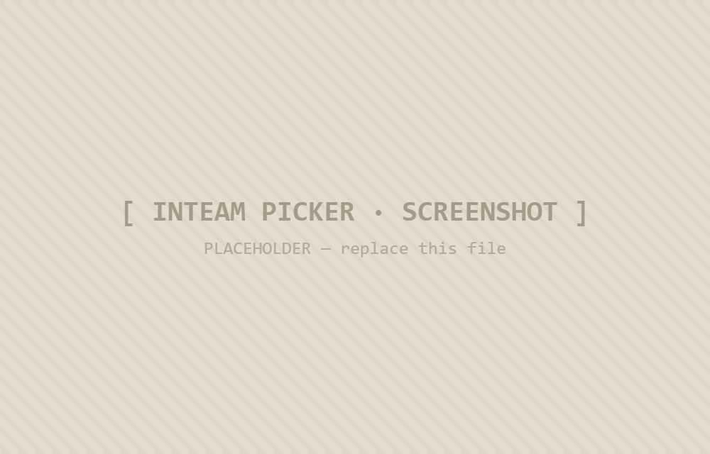 INTeam Picker