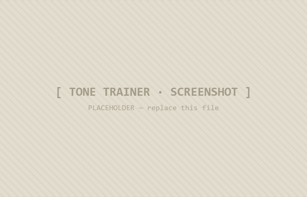 Chinese Tone Trainer